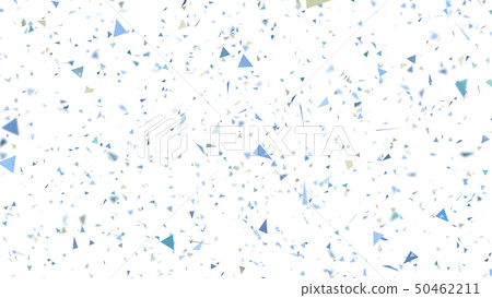 Confetti of CG Particle Triangle Confetti of CG Particle Triangle 50462211