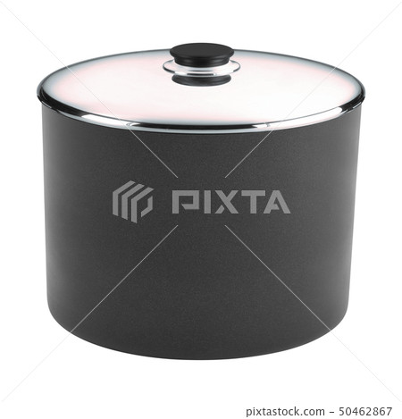 Stainless pot isolated on white Stainless pot isolated on white 50462867