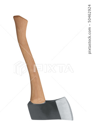 axe isolated on white background axe isolated on white background 50462924