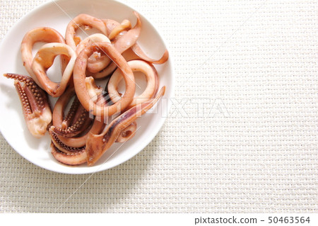 Simmered squid. Simmered squid. 50463564