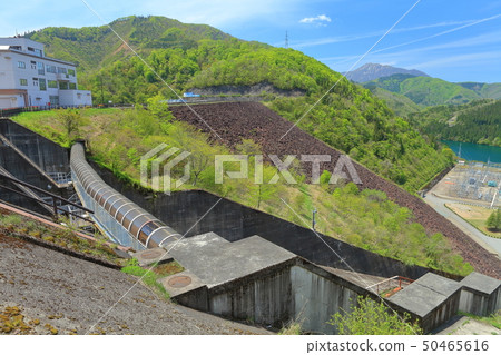 [Fukui Prefecture] Kuzuryu dam under fine weather 50465616
