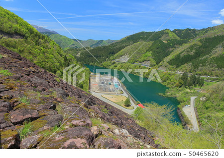 [Fukui Prefecture] Kuzuryu dam under fine weather 50465620