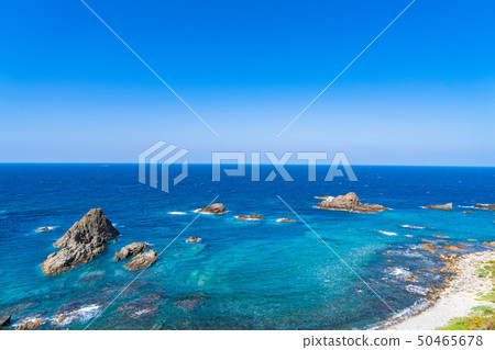 “北海道”島武圖海灘/海洋 50465678