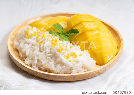 mango and sticky rice, traditional Thai dessert mango and sticky rice, traditional Thai dessert 50467920