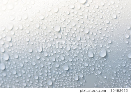 Motorcycle Macro Shot Of Water Drops Car Wash Stock Photo