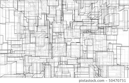 Vector abstract boxes background 50470731