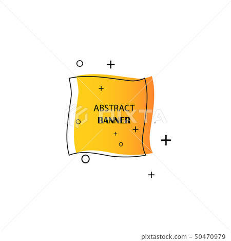 Geometric banners. Promo labels. Vector geometric shapes for advertising 50470979