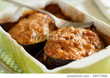 Stuffed eggplant from the oven 50471908