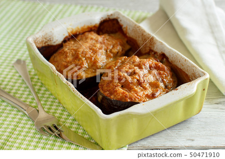 Stuffed eggplant from the oven Stuffed eggplant from the oven 50471910