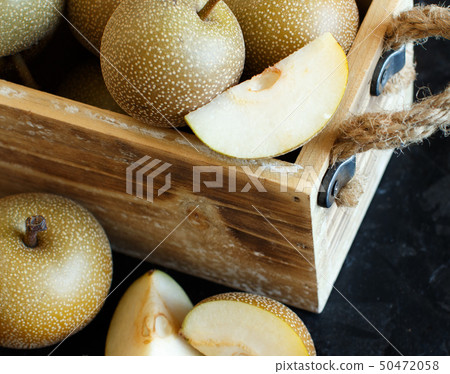 Nashi Pears on wood Nashi Pears on wood 50472058