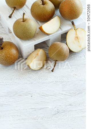 Nashi Pears on wood Nashi Pears on wood 50472066