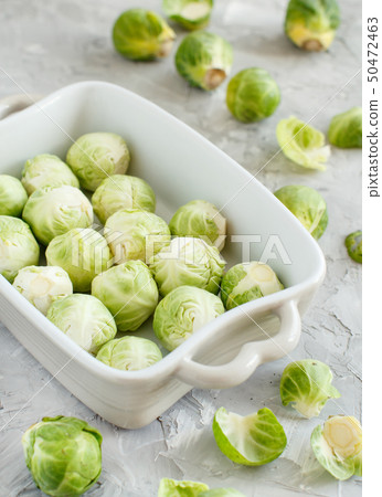 Brussels sprouts  in a casserole 50472463