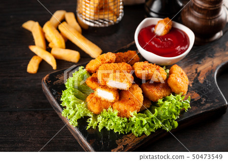 Crispy chicken nuggets Crispy chicken nuggets 50473549