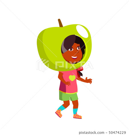 Indian Child Girl Cartoon Isolated Vector Illustration Indian Child Girl Cartoon Isolated Vector Illustration 50474229