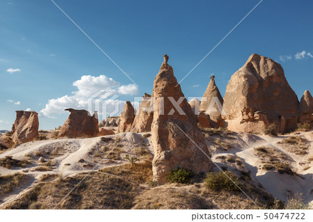 Famous stone mushrooms. Cappadocia Famous stone mushrooms. Cappadocia 50474722