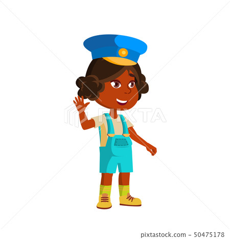 Indian Child Girl Cartoon Isolated Vector Illustration Indian Child Girl Cartoon Isolated Vector Illustration 50475178