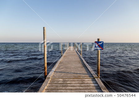 Wooden Pier at Ishoj Beach, Denmark 50476544