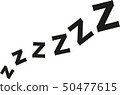 Sleeping zzz wave 50477615
