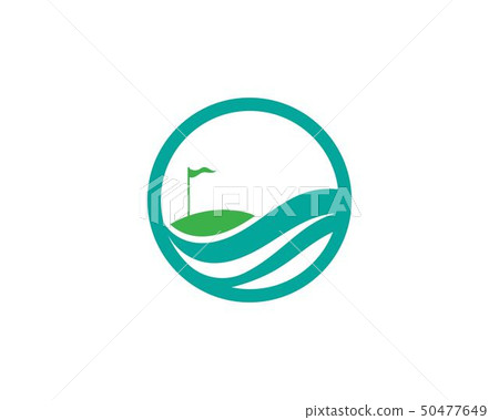 Golf club icons symbols elements and logo vector Golf club icons symbols elements and logo vector 50477649