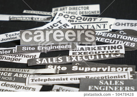 Jobs or careers concept 50478428