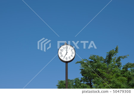 [7:00] Outdoor pole type clock 50479308