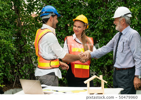 Engineer, architect and business man working. Engineer, architect and business man working. 50479960