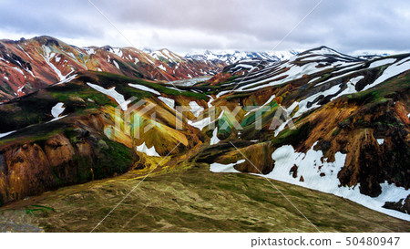 Landscape of Landmannalaugar Iceland Highland Landscape of Landmannalaugar Iceland Highland 50480947