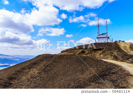 Scenery after burning of Daikanbo [Aso City, Kumamoto Prefecture] 50481114