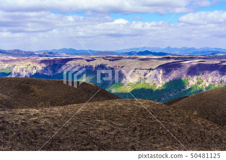 Scenery after burning of Daikanbo [Aso City, Kumamoto Prefecture] 50481125