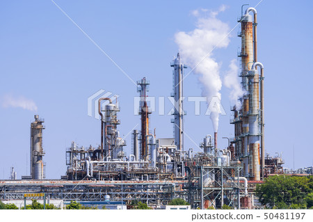 Yokkaichi Factory Landscape Distillation Tower KH Neochem Yokkaichi Factory 50481197