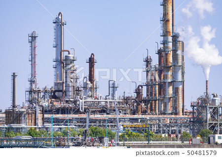 Yokkaichi Factory Landscape Distillation Tower KH Neochem Yokkaichi Factory 50481579