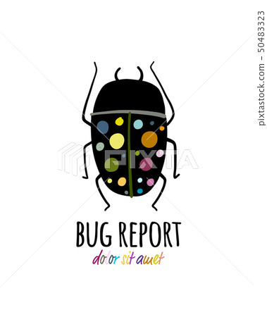 Funny beetle icon for your design Funny beetle icon for your design 50483323