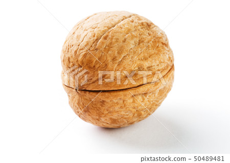 Walnut on white isolated background, clipping 50489481