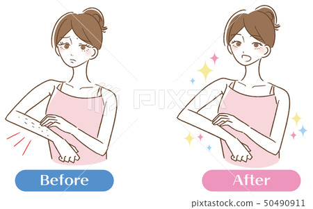 Beauty Hair Removal Arms Women Illustrations 50490911