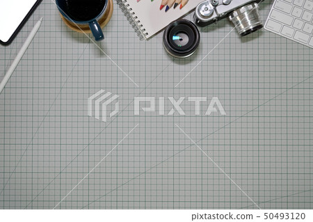 Artist creative designer workspace and copy space Artist creative designer workspace and copy space 50493120