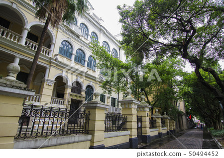 Shamian Island in Guangzhou where European-style buildings remain 50494452