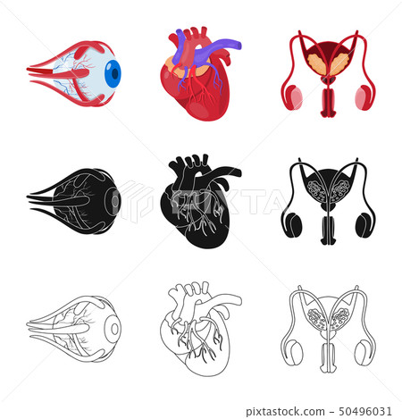 Vector illustration of biology and scientific logo. Set of biology and laboratory stock symbol for Vector illustration of biology and scientific logo. Set of biology and laboratory stock symbol for 50496031