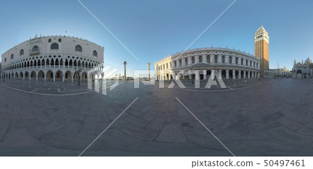 360 VR St. Marks Square overlooking lagoon. Venice landmark, Italy 360 VR St. Marks Square overlooking lagoon. Venice landmark, Italy 50497461