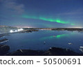 藍色潟湖和極光 50500691