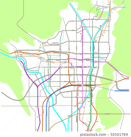 Map of Kyoto_2019 Map of Kyoto_2019 50501769