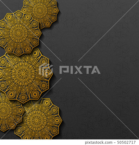 Background with traditional floral ornament Background with traditional floral ornament 50502717