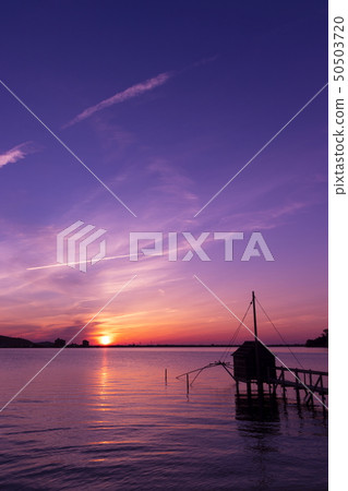 Lake Togo and sunset 50503720