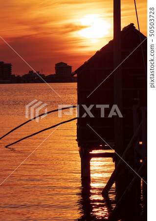 Lake Togo and sunset 50503728