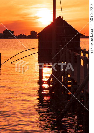 Lake Togo and sunset 50503729