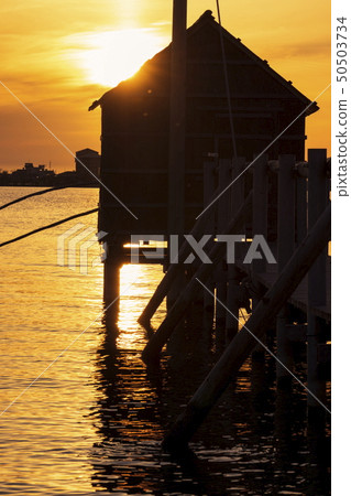 Lake Togo and sunset 50503734