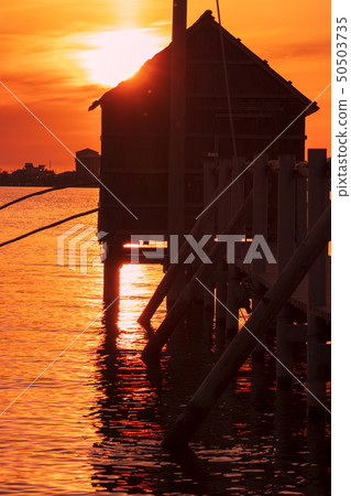 Lake Togo and sunset 50503735