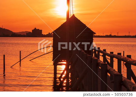 Lake Togo and sunset 50503736