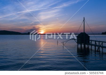 Lake Togo and sunset 50503744