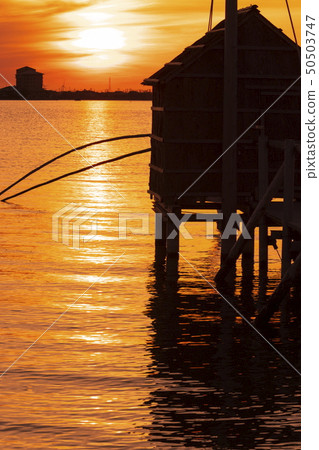 Lake Togo and sunset 50503747