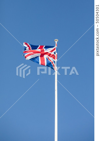 British flag on a mast British flag on a mast 50504301